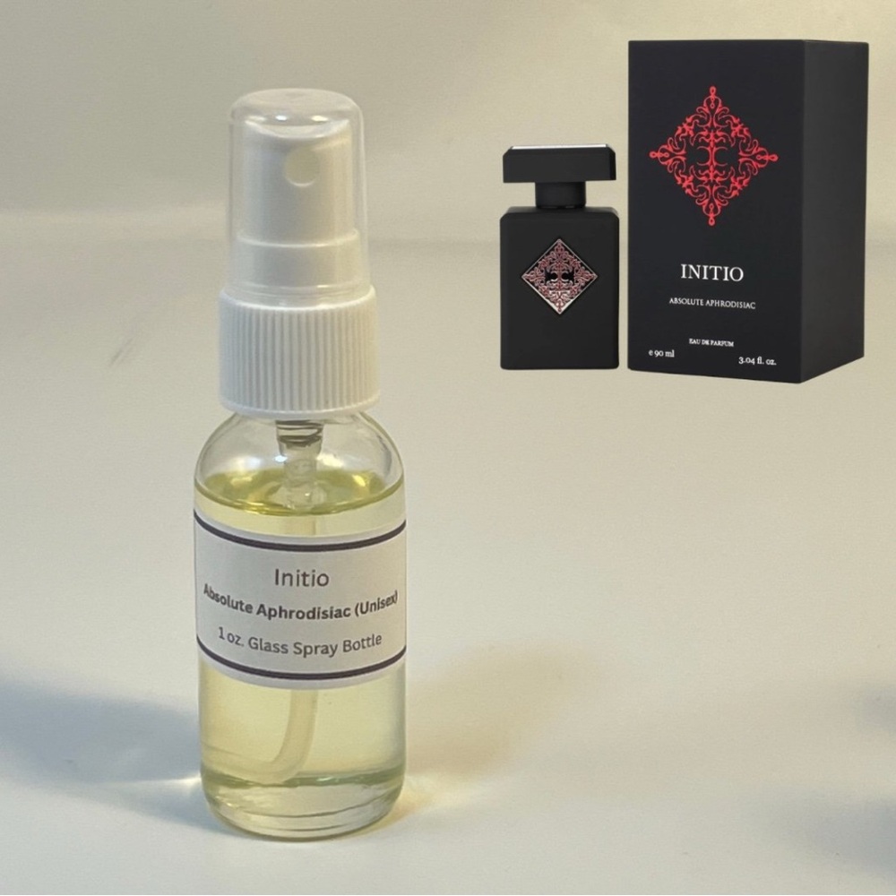 Initio Absolute Aphrodisiac (Unisex), Designer Oil 1 oz. Glass Spray Bottle